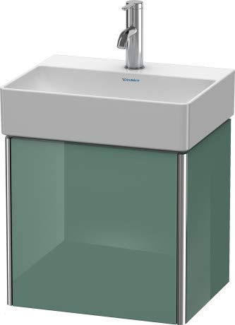 Duravit XSquare Waschtischunterbau wandhängend 43,4 x 34,0 cm, 1 Tür Anschlag Links, für Waschtisch DuraSquare 073245, Farbe (Front/Korpus): Leinen - XS4060L7575
