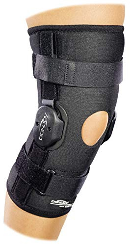 Donjoy – Donjoy – Modelo Playmaker ® corta – Rodillera articulada corta – M, Drytex abierto