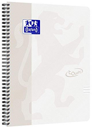 Oxford Touch Collegeblock A4 Liniert 140 Seiten Weiss 5er Pack