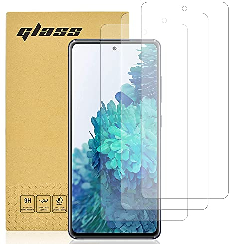 Totill [3-Pack ] Screen Protector for Samsung Galaxy S20 FE, Tempered Glass Film, Film 9h HD 6.5-Inch, [Case Friendly] [Easy Installation] Shatterproof Protectors For S20 FE Screen Protector