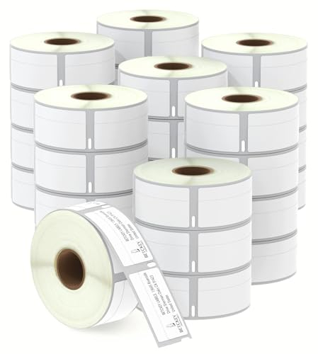 BETCKEY - Kompatibel DYMO 1738595 (1,9 x 6,3 cm) Barcode-/Datei-Etiketten - kompatibel mit Rollo, DYMO Labelwriter 450, 4XL & Zebra Desktop-Druckern [28 Rollen/12600 Etiketten]