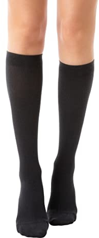 Relaxsan 815 (Fumo, XXL) Gambaletti Compressione Graduata 18-22 mmHg per Uomo Donna, Calze Elastiche in Cotone Leggero