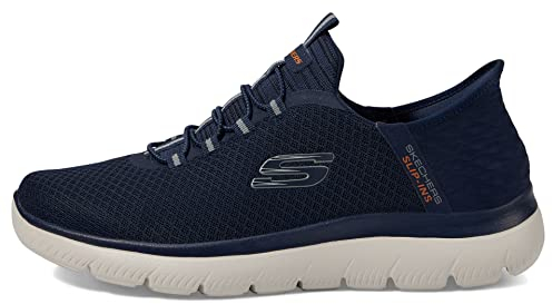 Skechers Men's Summits HIGH Range Sneaker, Navy, 11 UK Wide
