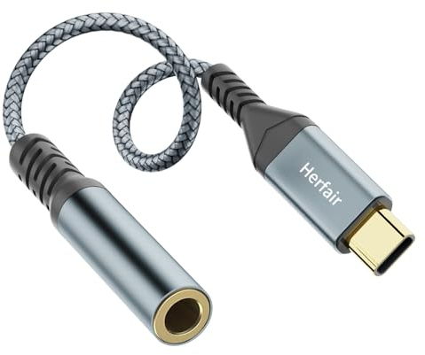 USB C to 3.5mm Jack,Aux to USB C Adapter Cable Type C Headphone Cord Car Audio Earphone Speakers Converter Compatible with iPhone 15 16 Samsung Galaxy S22 S21 S20 Ultra Note 20, Huawei Mate 40/P30