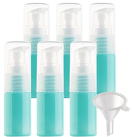 BPZXL 10 Pezzi 10 ml Verde scuro plastica vuota con pompa Flacone Pompa Dispenser Bottiglie Vuote in Plastica per bagno, hotel, lozione, gel