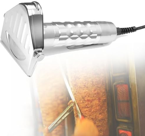 SACLMD Cuchillo eléctrico inalámbrico Profesional para Doner Kebab,cortadora de Kebab eléctrica eficiente,cortadora de Kebab más Fina,Cortador de giroscopios para Carne en rodajas,110V