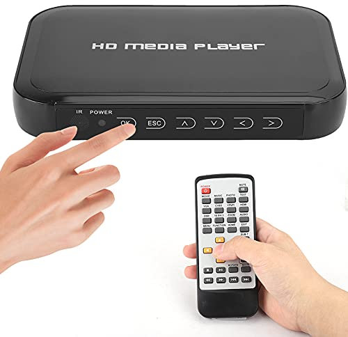 Riproduttore Multimediale Para Tv 1080P Lettore Multimediale M3 Hd Video Lettore Hard Disk Eu 100 240V Lettore Video (Spina europea)