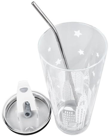 Tasses à Eau Transparentes, Verres de Grande Capacité avec Couvercle, Tasses Transparentes Polyvalentes pour la Maison et le Bureau 1L
