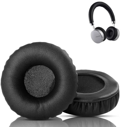 MJ561BT Almohadillas de Repuesto Compatible con los Auriculares Pioneer SE-MJ561BT-S SE/MJ561BT-S Almohadillas para Cuero de proteínas más Blandas/Espuma de Memoria