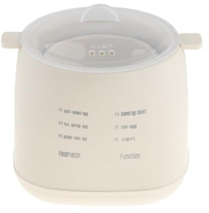 Folpus Cuociuova elettrico, cuociuova digitale facile, utensile da cucina con spegnimento automatico, macchina per bollire le uova, cucina intelligente per, 3 Pezzi