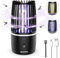 Lampe Anti Moustique, Lampe électrique Anti Insectes 4000mAh Rechargeable USB Piège à Mouche Insectes 360 ° UV Électrique Anti Moustique Veilleuse Intérieur Extérieur Veilleuse Puissant Attrayant