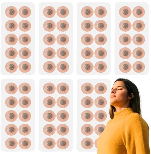 70 PCS Nose Magnet for Breathing, Nose Dilator Nasal Strips Magnetic for Better Sleep, Magnetic Nasal Stickers, Skin-Friendly Breathing Magnet Strips, Anti-Snoring Device for Travel and Home Use