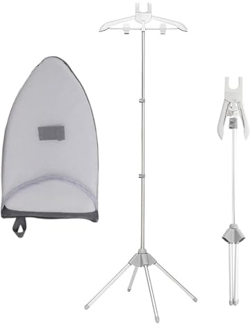 Soporte Colgador Para Vaporizador - Perchero Para Vaporización De Prendas,Brazo Telescópico Ajustable Giratorio De Aluminio Para Hogar Hotel Y Cuidado Textil