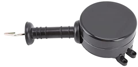 Jwthee Electric Fence Gate Handle, 5m Retractable Reusable Electric Fence Handle for Farm Garden