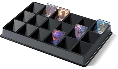 Prophila Collection Sammelkarten Sorting Tray 18 Fächer, schwarz