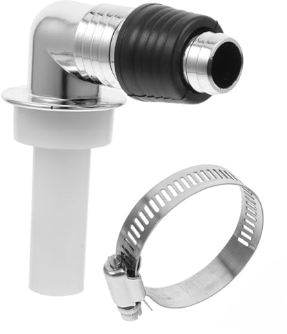 PENIKOKO Waschmaschinen Abflussrohr Adapter Winkelstück Mit Klemme Für Abflussrohre Von Waschmaschinen Vielseitige Sanitärlösung Für Küche Und Bad