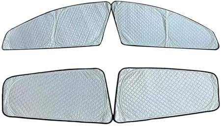Pare-Soleil Épais pour Tesla pour Model 3 YXS 2025 Pare-Soleil pour Vitres Latérales Pare-Brise Avant Et Arrière Store Occultant pour Puits Lumière Pare-Soleil pour Pare-Brise(My 4p Side Window)