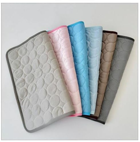 YYDSWTW Hundematte, weiches, atmungsaktives Kissen, waschbar, wasserdicht, langlebig, für den Innen- und Außenbereich braun 20×16