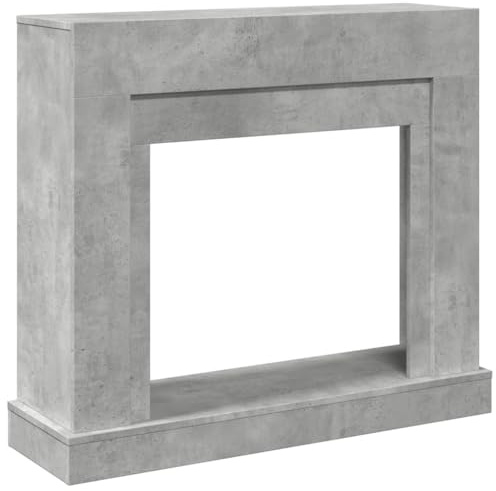 Repisa de chimenea para chimenea eléctrica con superficie de almacenamiento, de madera, 100 x 30 x 87,5 cm, para uso seguro en el salón y en la terraza