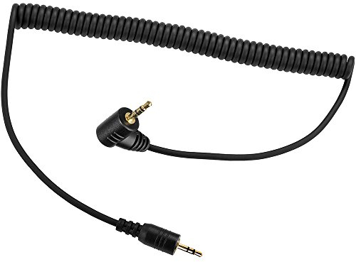 PHOLSY C6 Câble de Déclenchement 2,5 mm - E3 Télécommande Câble Adaptateur sans Fil Déclencheur à Distance Cordon de Connexion pour Canon Fujifilm Olympus Caméras et Déclencheur