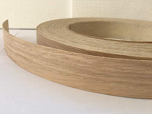 Ruban adhésif pré-collé en placage de bois de chêne, 22 mm de large x 5 m