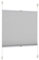 Rapid Teck® Klemm Thermo Plissee 75cm x 130cm GRAU Blickdicht Faltrollo Jalousie Rollo ohne Bohren Klemmrollo Fertigplissee