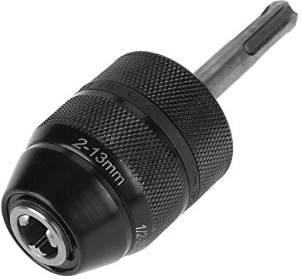 Portabrocas sin llave de Metal de 2-13 mm Portabrocas autoajustable con Accesorios de Adaptador SDS