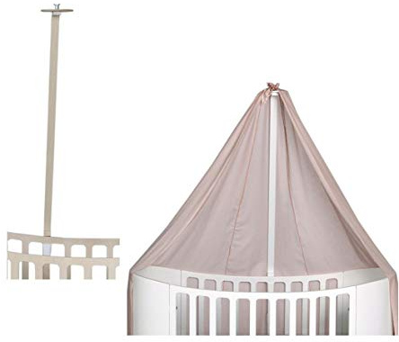 Leander Himmelgestell - whitewash + Himmel (Schleier) dusty rose