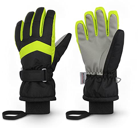 Homord Handschuhe Kinder, Wasserdicht Skihandschuhe Kinder Winterhandschuhe