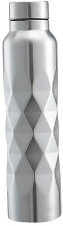 Amagogo Edelstahl-Wasserflasche, Kaltwasserflasche, 1 Liter, Trinkflasche, Sport-Wasserflasche für Camping, Strand, Workout, Outdoor