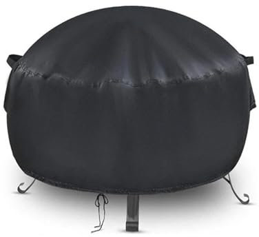 BYAMBD Telo Copri Tavolo per Esterno Copertura Copertura per Braciere Pesante 600D, Resistente alla Pioggia, per Casa, Rotonda, per Barbecue, per Griglia, Mobili, Universale(82x36cm)