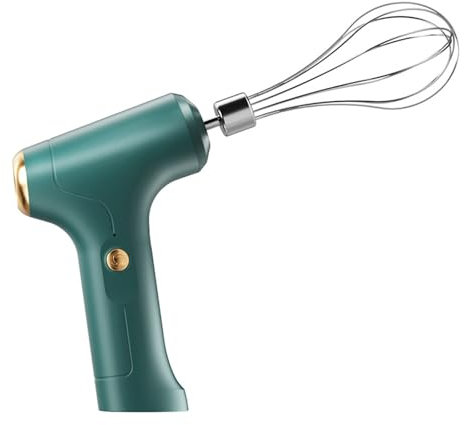 Batteur à œufs rechargeable avec vitesse réglable - Mélangeur à main sans fil 3 vitesses avec batteurs