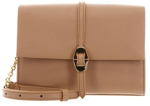 Coccinelle Leder Umhängetasche Dorian Mini Bag Grained Leather Skin altrosa