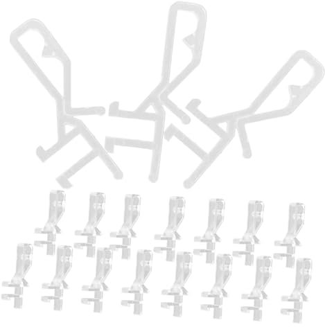 Gadpiparty 20stücke Jalousie Volant Clips Ersatzteile Jalousie Halter Clips Für Vertikal Reparatur