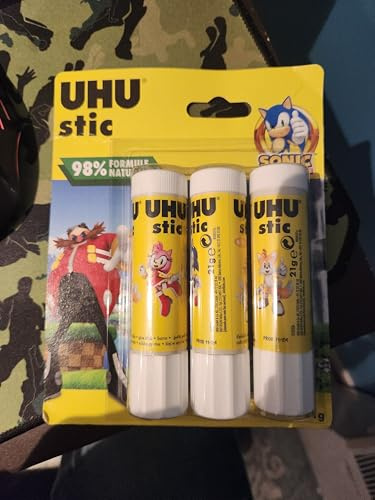 Colle bâton Uhu permanente 21g - Lot de 3