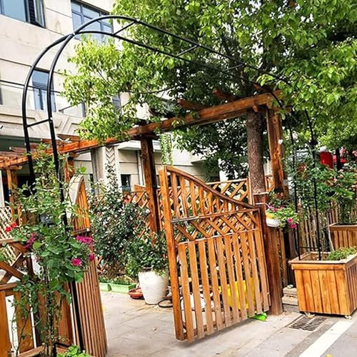 HGOuhK Arcos de Jardín Arco de jardín Grande,Arco de jardín,Soporte de Planta trepadora de rosal de Vid de UVA,Arco de Boda Arco de Gazebo(W1.2M*H2.2M)
