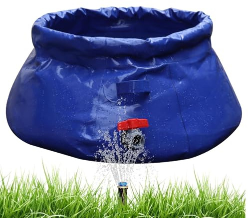 Generico Contenedores de almacenamiento de agua - tanques plegables 'agua de lluvia, almacenamiento de agua exterior | Depósito de agua plegable portátil, contenedor con boquilla de CC