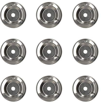 TARSHYRY Tamburin Bell Ring Set 50 Stück Edelstahl für Tamburine Holz Percussion Instrumente