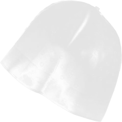TOYZFRIENDY Gorro de Silicona para Teñir Pelo Reutilizable en Color Blanco, Adecuado para Salón de Peluquería y Uso en Casa, Herramienta Práctica para Reflejos y Mechas Estilo Aleatorio