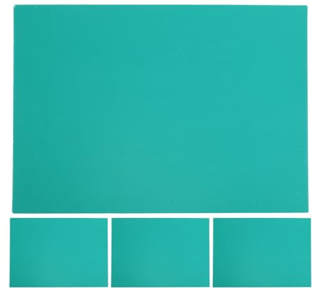 DIYEAH Blocchi di Linoleum da 4 Pezzi: Blocchi di Gomma per Intaglio - Fogli di Linoleum Morbidi di Grandi Dimensioni - lastre di Non montate per incisioni artistiche, Stampe e Forniture per studi
