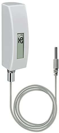 ECOWITT Termometro per Piscina, sensore di Temperatura dell'Acqua Digitale Impermeabile con Display LCD, sensore da 10 Piedi per Piscina, Vasca idromassaggio, Spa, Acqua del Bagno, laghetto WN34