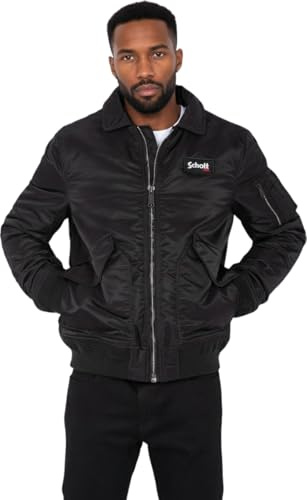 Schott NYC Unisex Bombers, Black, S