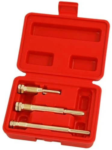 Neilsen CT4699 3pc Glow Plug Reamer Set M12 x 1.25 6.9mm Diameter | 3-piece set, Glow plug port cleaning, M12 x 1.25 reamers, 6.9mm diameter, 59mm & 94mm reamers, Cleans port aperture