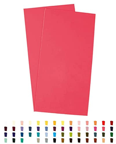 Sandras-Bastelladen 2er Set Kerzen Verzierwachsplatten - 200 x 100 x 0,5mm Pink
