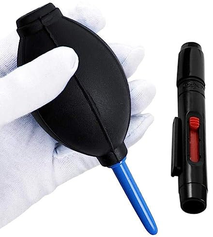 Wudaizhi 2pcs Luftgebläse in Digitalkamera Reinigungskit Staubfotografie Professionelle Reinigungsluftgebläse