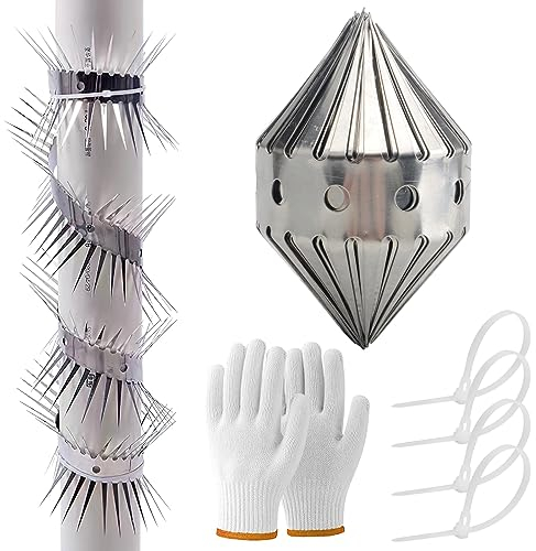 APOMOONS Dissuasore per martore, 100 cm, protezione per martore, protezione per martore, protezione per martore, casa, procione, protezione per martore, protezione per auto, mansarda per animali