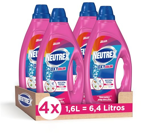 Neutrex Oxy Color Quitamanchas, 1600 Mililitros (Paquete de 4)
