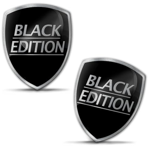 Biomar Labs 2 x Aufkleber 3D Gel Silikon Schwarz Moto Fahrrad Motorrad Biker Helm Stickers Auto Fenster Telefon Laptop PC Tablet Tür Black Edition KS 68