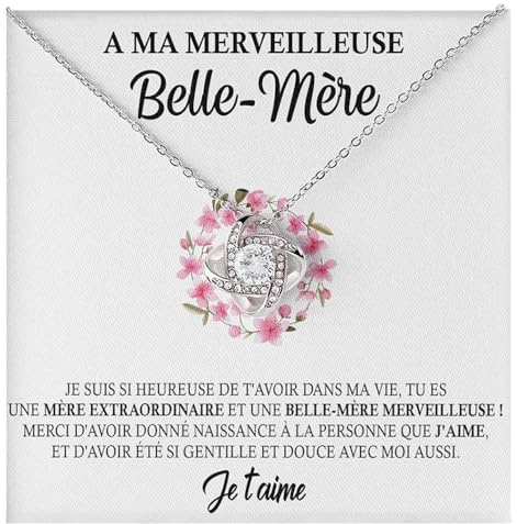Bramart Collier pour femme Or, Argent - Idées cadeaux pour elle événement spécial, Anniversaire ou Noël - Coffret avec dédicace comprise