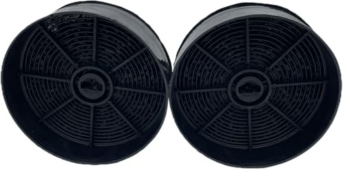Berfico für AEG, Best, Electrolux, Zanussi (ECFB03, 9029798809, 33005513) / 1 Set bestehend aus 2 Ersatzfiltern Aktivkohle-Ersatzfilter/passend für Dunstabzugshauben